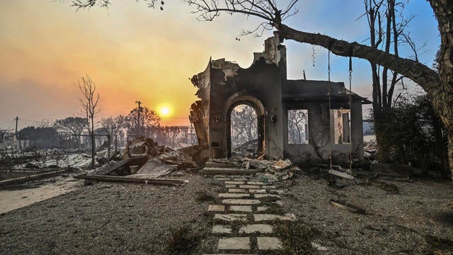Powerful Winds Fuel Multiple Fires Across Los Angeles Area 
